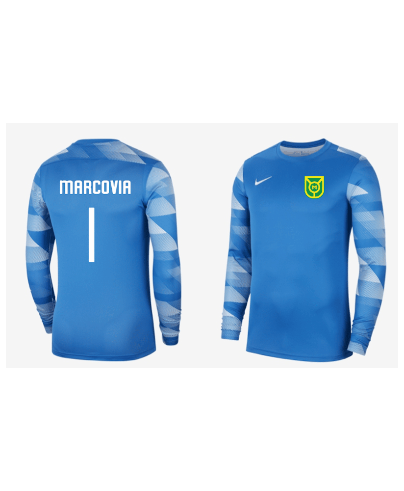 Koszulka Bramkarska Niebieska Senior Marcovia.