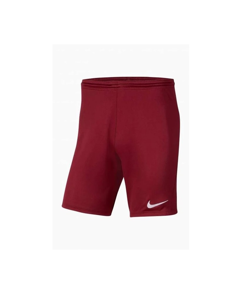 Spodenki Nike Dry Park III Junior bordowe