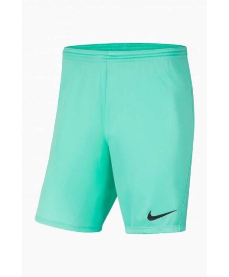 Spodenki Nike Dry Park III Junior turkusowe